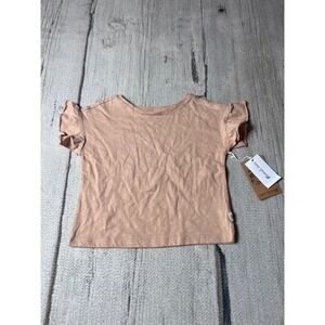 Easy-Peasy Toddler Girls Ruffle Sleeve T-Shirt Clay Pink Size 2T NWT S2352100
